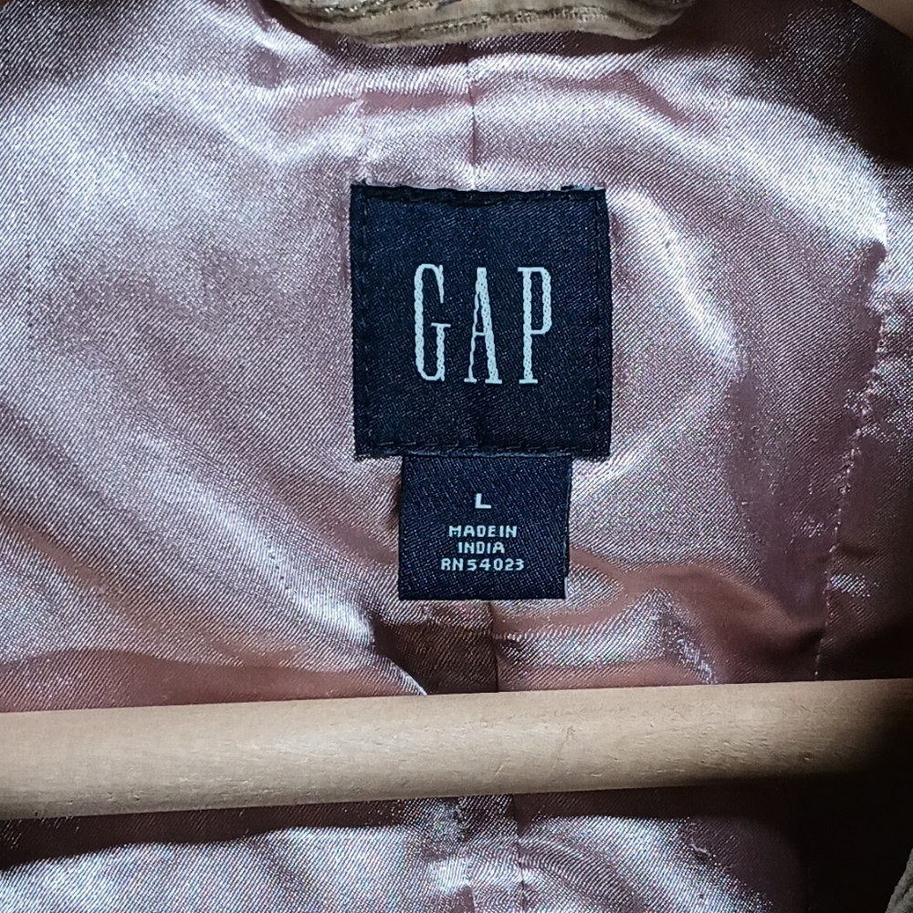 Gap Corduroy Tan Single Button Foldable Lapel Wom… - image 4